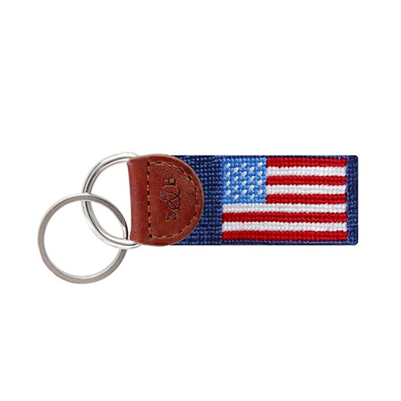 Smathers & Branson American Flag Key Fob (Classic Navy) - Picture 1 of 4